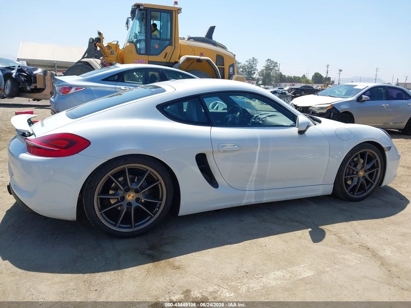2015 Porsche Cayman VIN: WP0AA2A87FK161055 Lot: 45449106