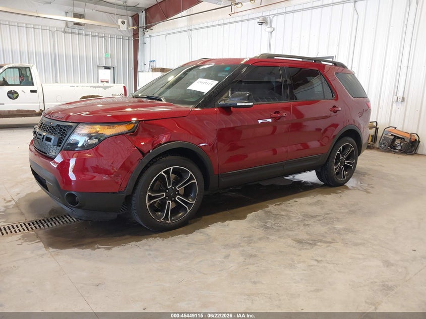 Vin: 1fm5k8gt4fga77089, lot: 45947224, ford explorer sport 20152