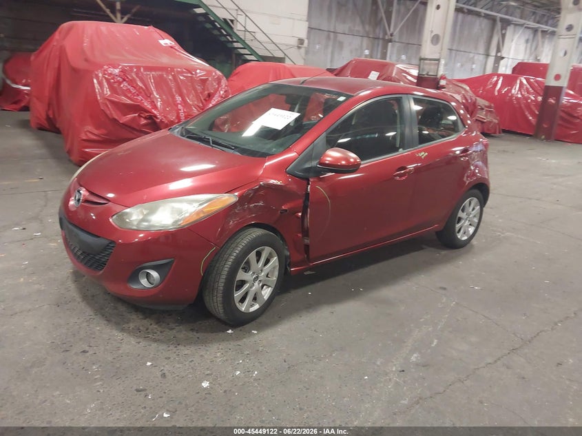 Vin: jm1de1ly8e0175551, lot: 45947231, mazda mazda2 touring 20142