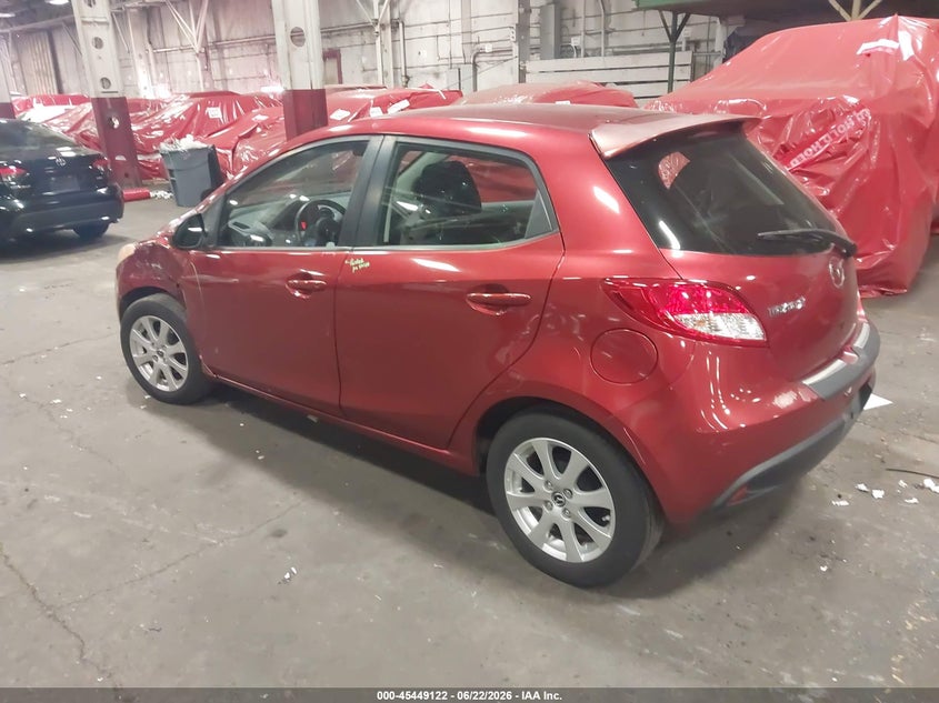 Vin: jm1de1ly8e0175551, lot: 45947231, mazda mazda2 touring 20143