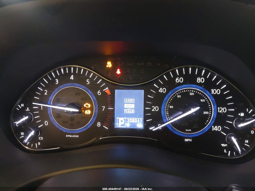2012 Infiniti Qx56 VIN: JN8AZ2NE3C9021844 Lot: 45449147