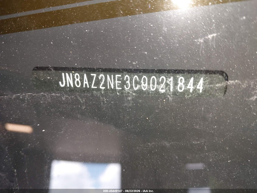 2012 Infiniti Qx56 VIN: JN8AZ2NE3C9021844 Lot: 45449147