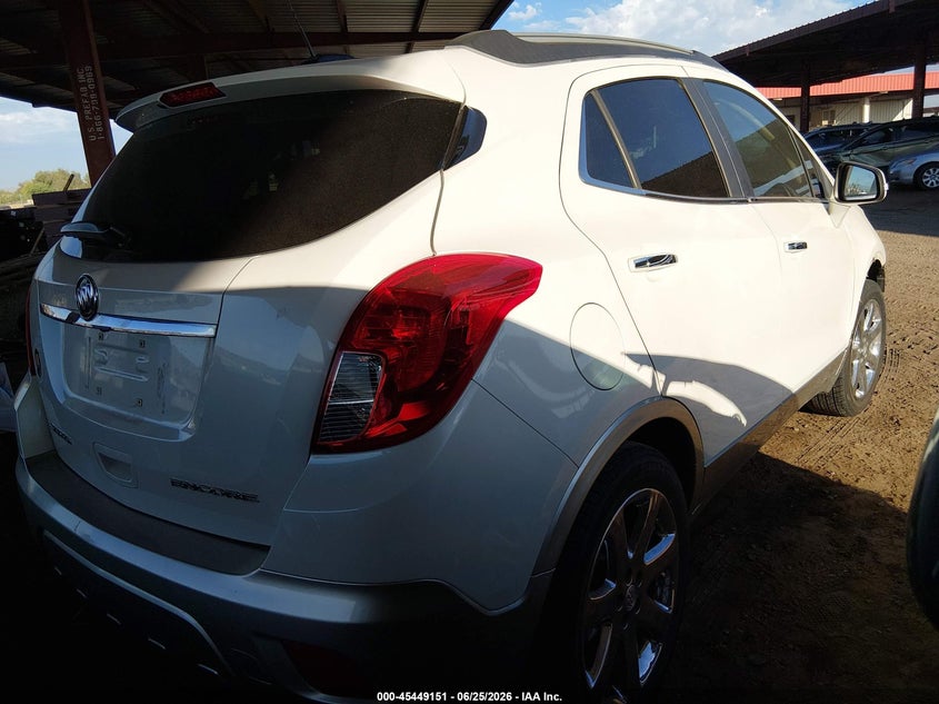 Vin: kl4cjcsb3gb725577, lot: 45947260, buick encore leather 20164