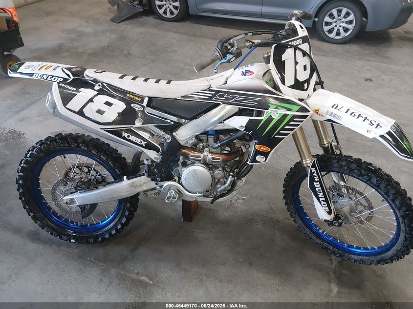 2022 Yamaha Yz250 F VIN: JYACG40C2NA025800 Lot: 45449170
