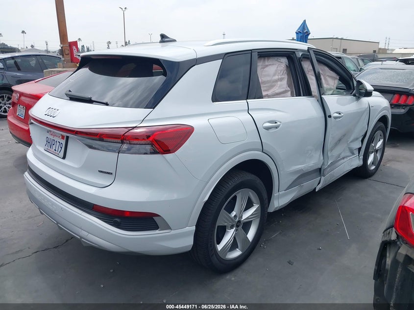 Vin: wa1k2bfz0pp058920, lot: 45947280, audi q4 e-tron premium 50 quattro 20234