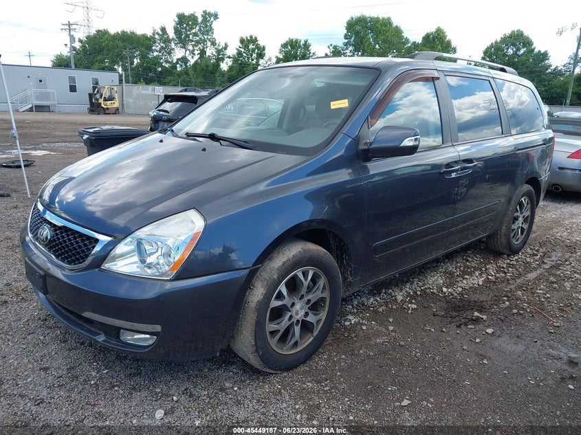 Vin: kndmg4c70e6553765, lot: 45947296, kia sedona lx 20142
