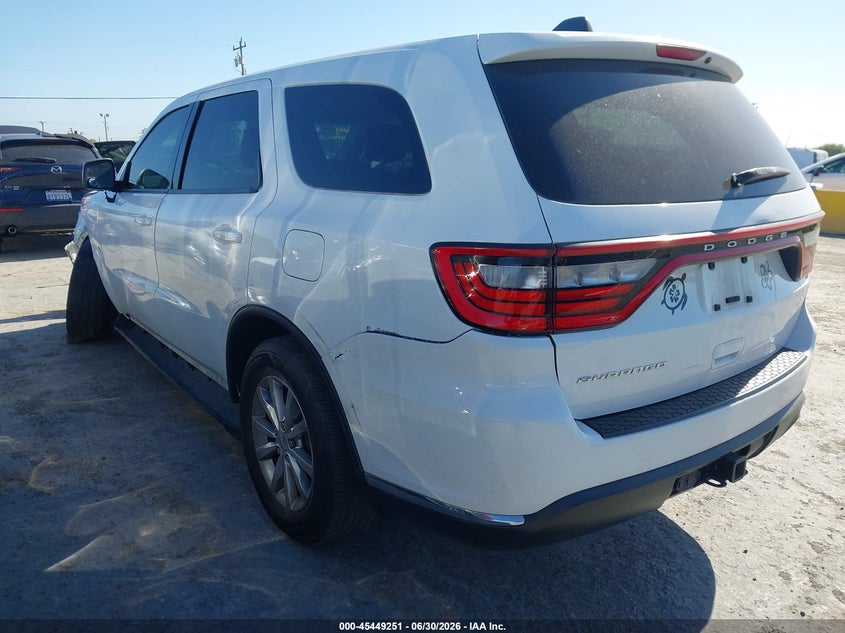 Vin: 1c4rdhagxhc690484, lot: 45947360, dodge durango sxt rwd 20173
