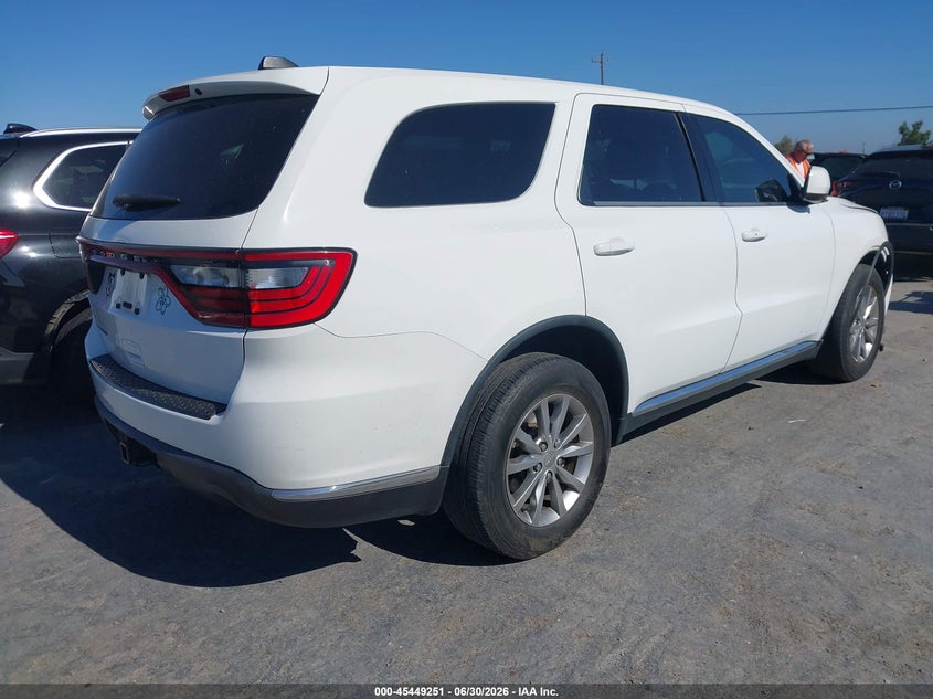 Vin: 1c4rdhagxhc690484, lot: 45947360, dodge durango sxt rwd 20174