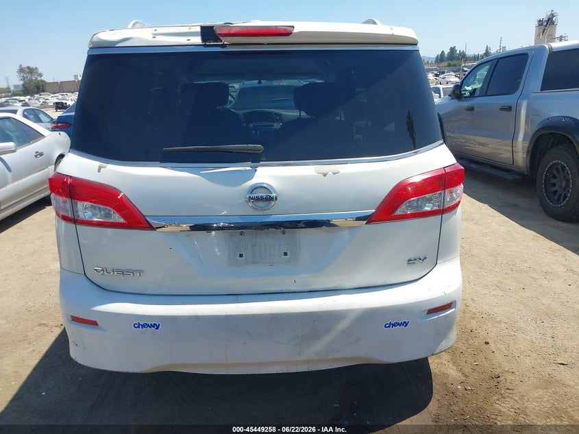 2012 Nissan Quest Sv VIN: JN8AE2KP9C9050279 Lot: 45449258