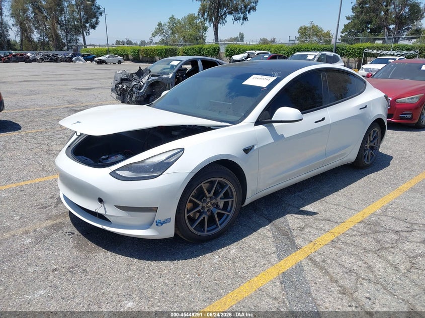 2021 TESLA MODEL 3 auction photo 2