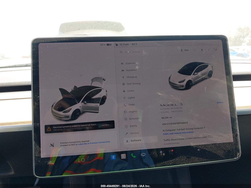 2021 TESLA MODEL 3 auction photo 7