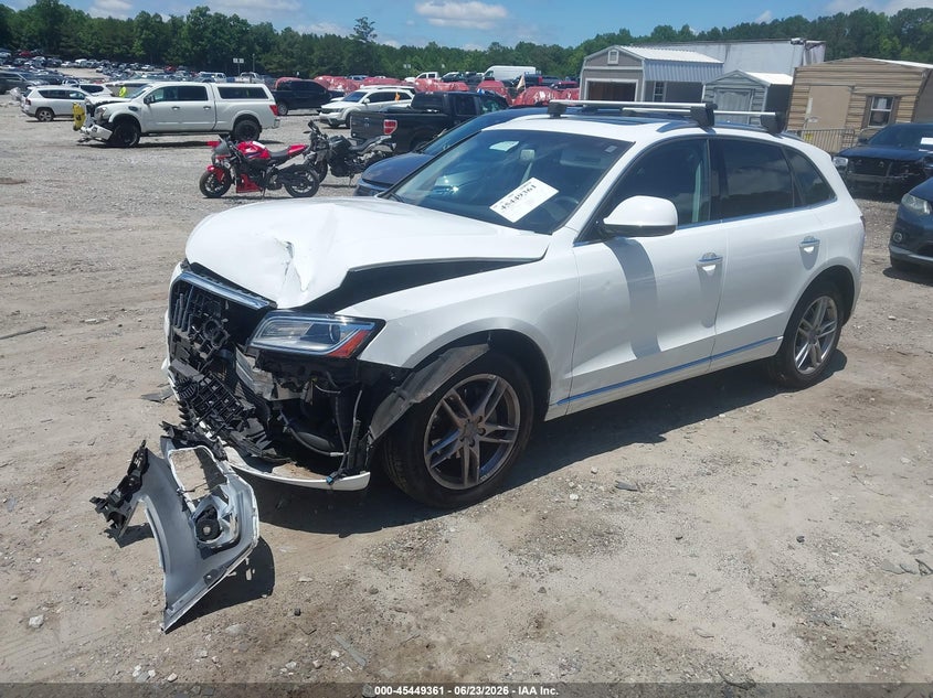Vin: wa1l2afp9ha013704, lot: 45947470, audi q5 2.0t premium 20172