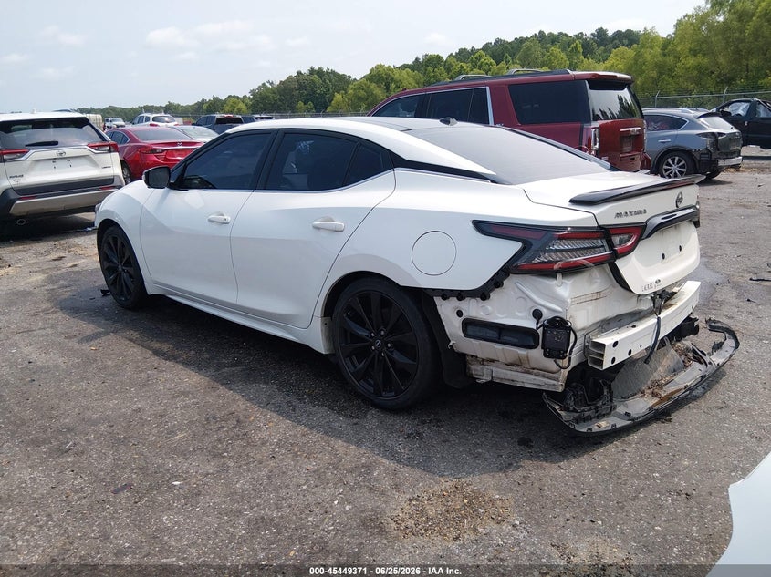Vin: 1n4aa6ev1pc504452, lot: 45947480, nissan maxima sr xtronic cvt 20233