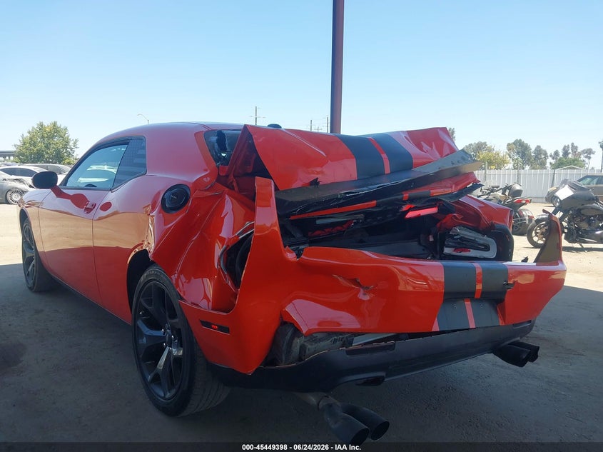 Vin: 2c3cdzag1lh254189, lot: 45947507, dodge challenger sxt 20203