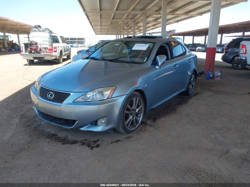 2008 Lexus IS, Normal Wear & Tear, IAAI, VIN JTHBK262685053855 — photo 2
