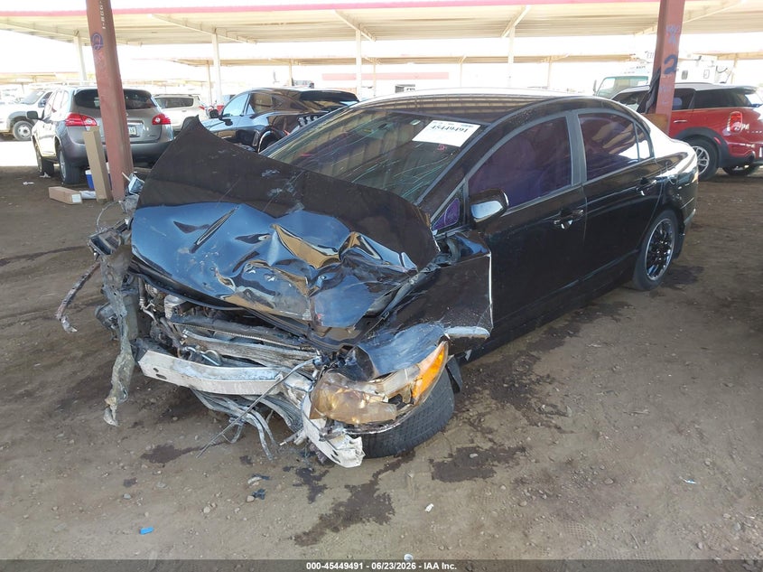 2008 HONDA CIVIC VIN 1HGFA16508L056564 nuotrauka 2