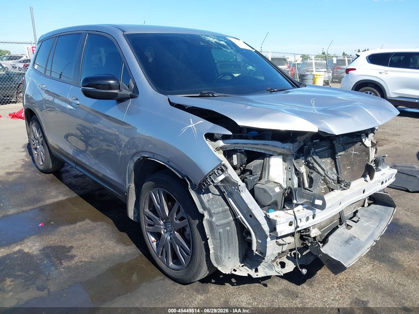 2019 Honda Passport Ex-L VIN: 5FNYF7H55KB010599 Lot: 45449514