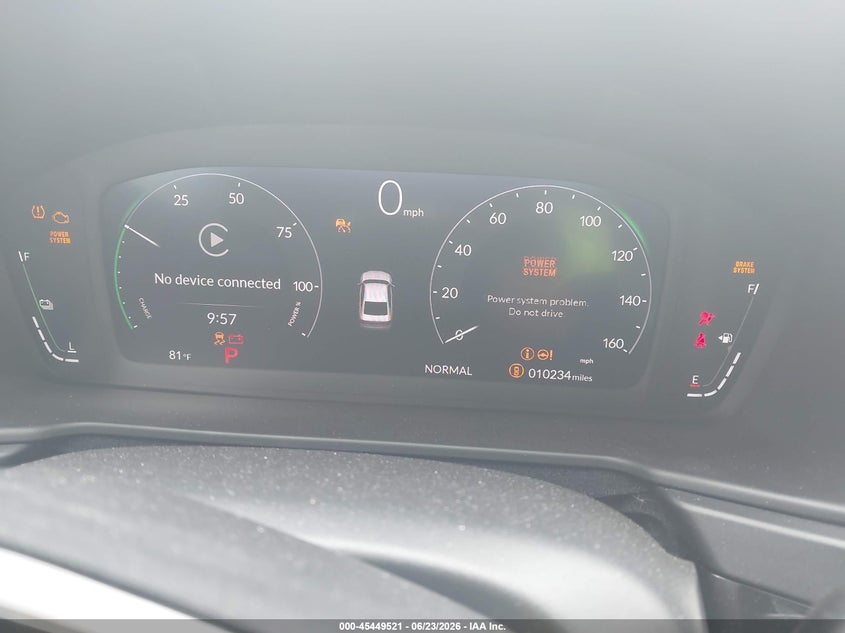 2025 HONDA ACCORD HYBRID auction photo 7