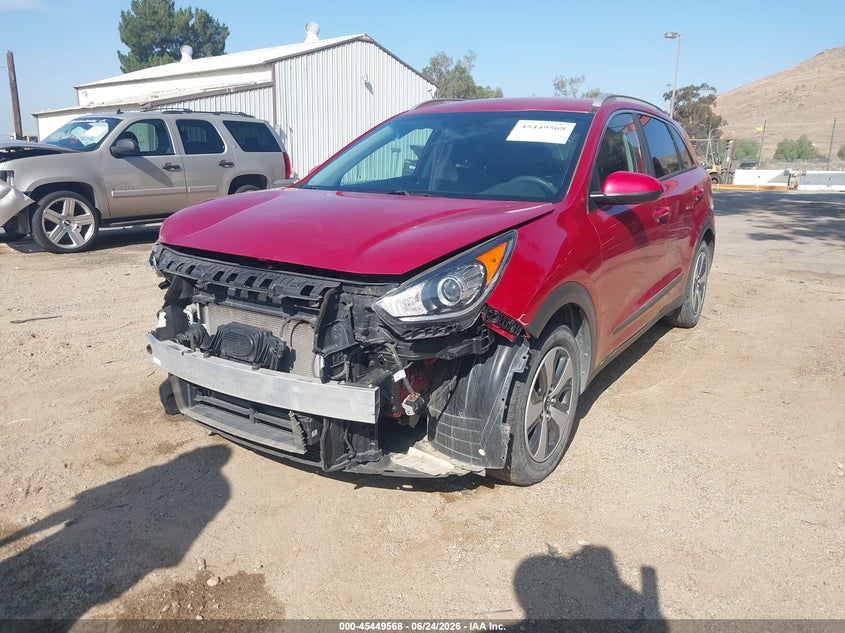 Vin: kndcb3lc6k5352603, lot: 45947677, kia niro lx 20192