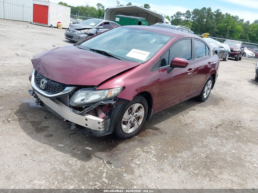2014 Honda Civic Lx 2HGFB2F57EH510854 photo 1