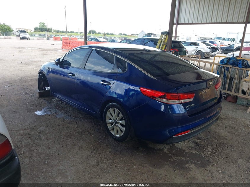 Vin: 5xxgt4l39jg274011, lot: 45947768, kia optima lx 20183