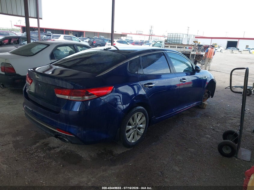 Vin: 5xxgt4l39jg274011, lot: 45947768, kia optima lx 20184
