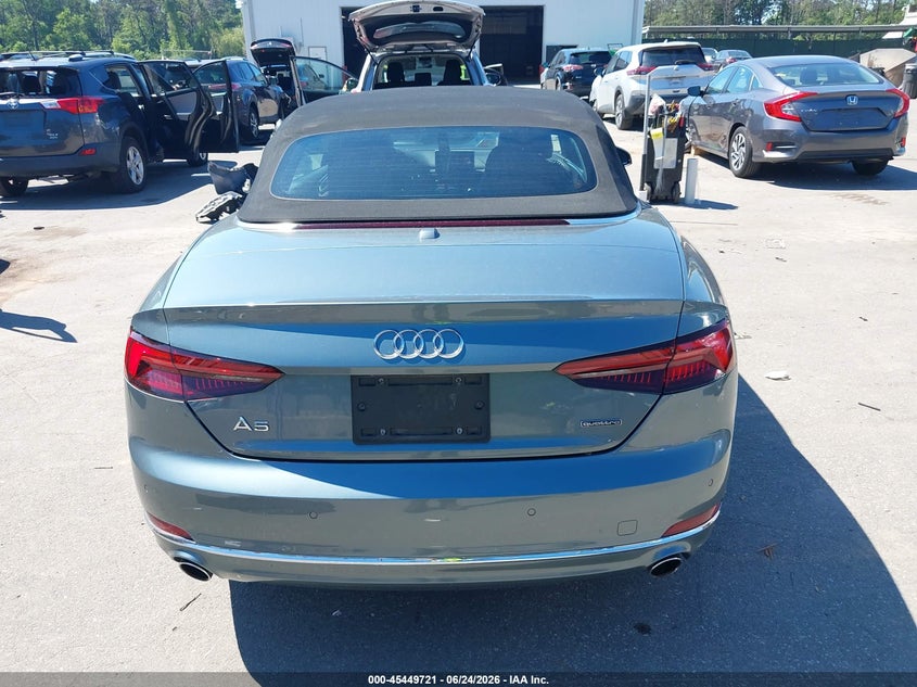 2019 Audi A5 45 Premium VIN: WAUYNGF59KN001716 Lot: 45449721
