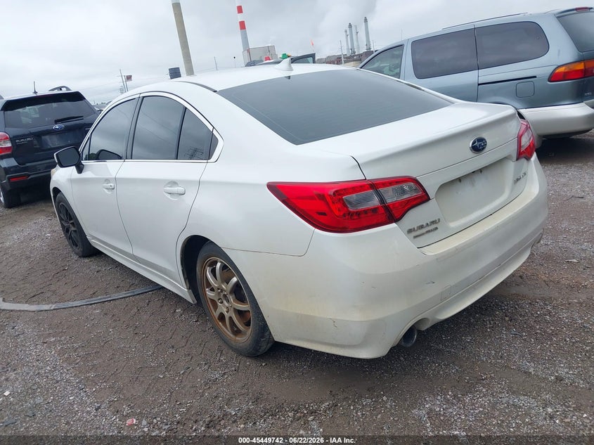 Vin: 4s3bnad68g3020570, lot: 45947855, subaru legacy 2.5i premium 20163