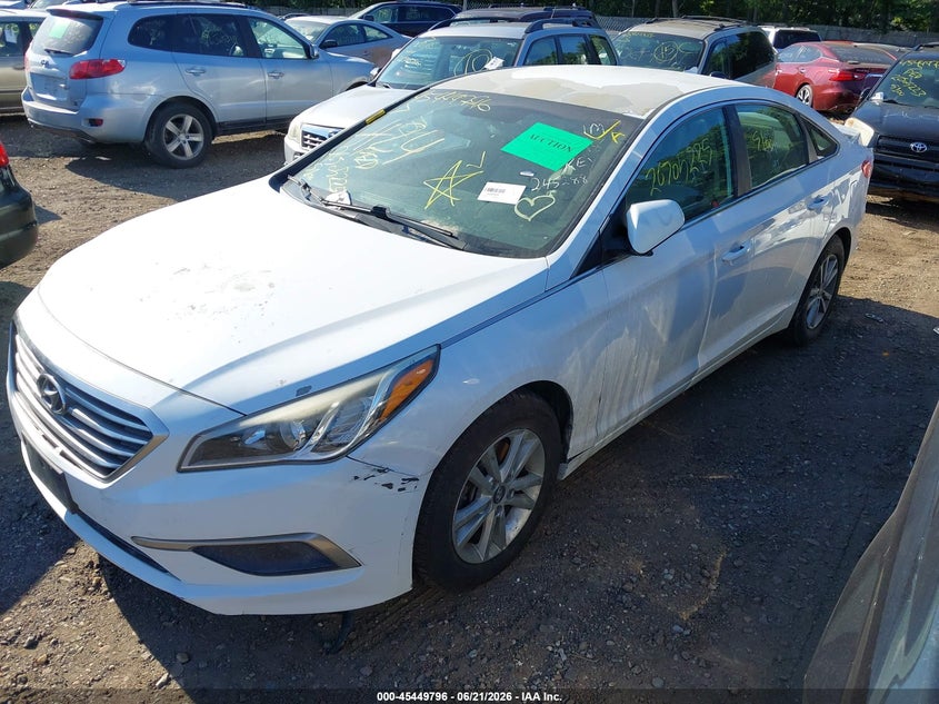 2016 Hyundai Sonata Se 5NPE24AF0GH320863 photo 1