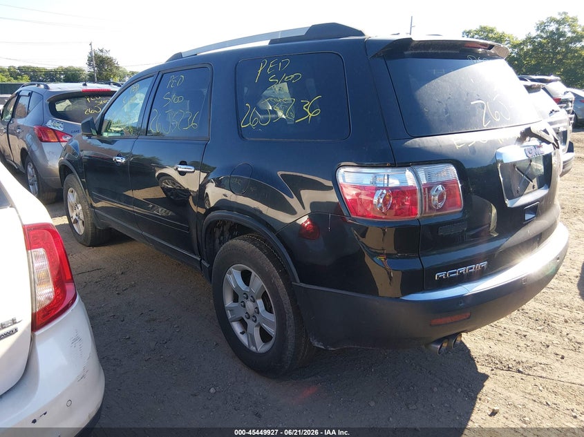 Vin: 1gklrled3aj194913, lot: 45948040, gmc acadia sle 20103