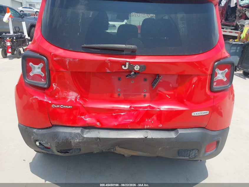 2017 JEEP RENEGADE SPORT UTILITY VEHICLE 2.4L I-4 VVT, 180HP