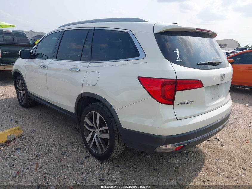 Vin: 5fnyf6h01jb035769, lot: 45948308, honda pilot elite 20183