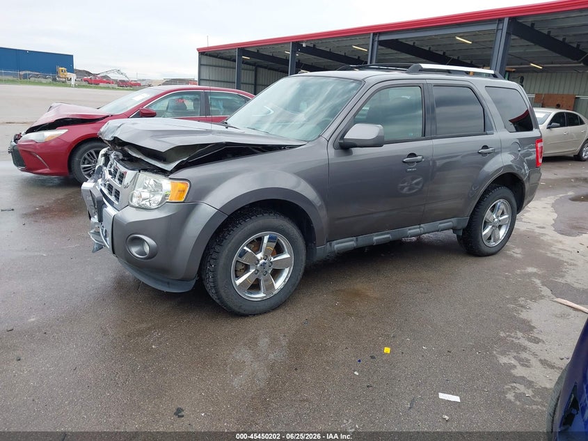 Vin: 1fmcu9eg2cka35347, lot: 45948315, ford escape limited 20122