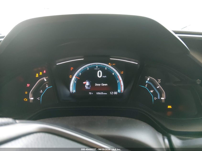 HONDA CIVIC 2019 VIN SHHFK7H30KU422025