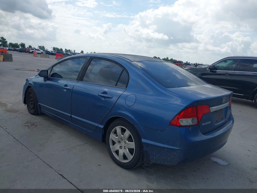 2011 HONDA CIVIC SEDAN 1.8L I-4 VVT, 140HP