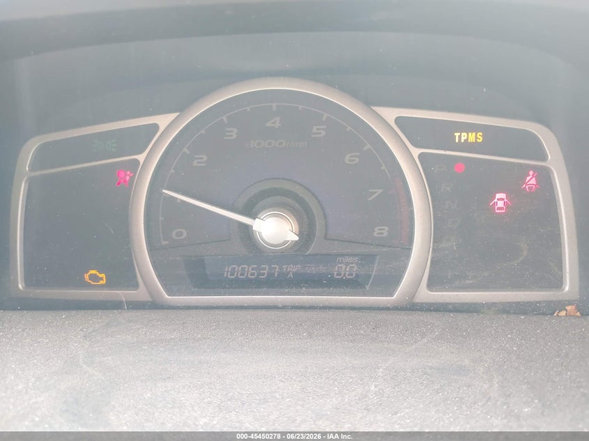 2011 HONDA CIVIC SEDAN 1.8L I-4 VVT, 140HP