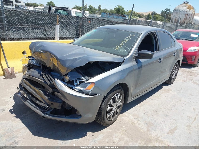 2014 Volkswagen Jetta 2.0l S 3VW2K7AJ9EM314069 photo 1