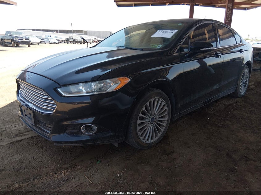 2016 Ford Fusion Titanium 3FA6P0K98GR135695 photo 1