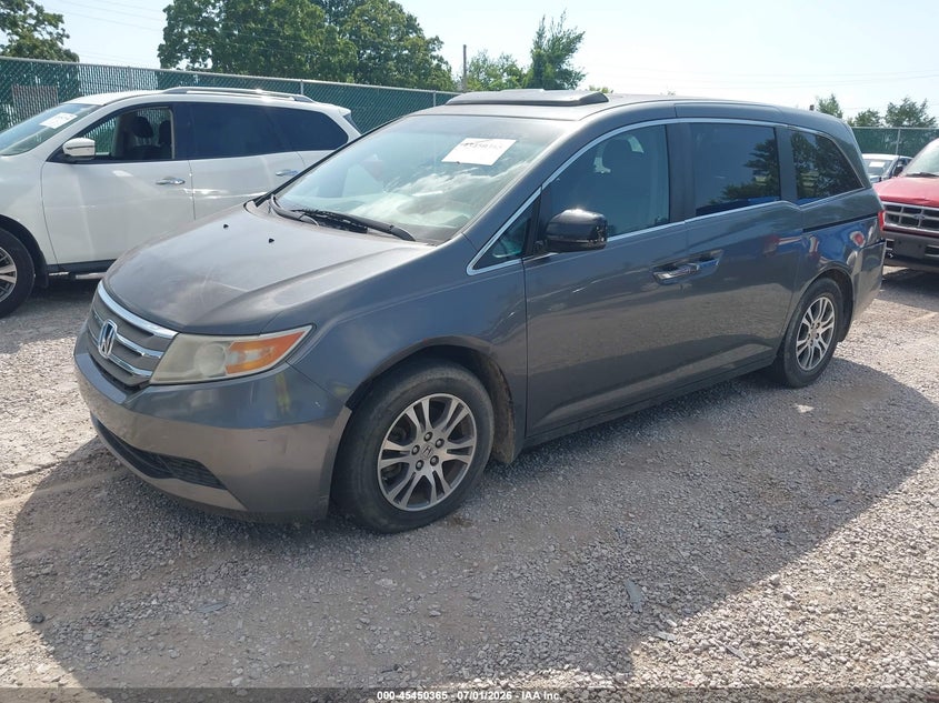 Vin: 5fnrl5h63bb085392, lot: 45948478, honda odyssey ex-l 20112