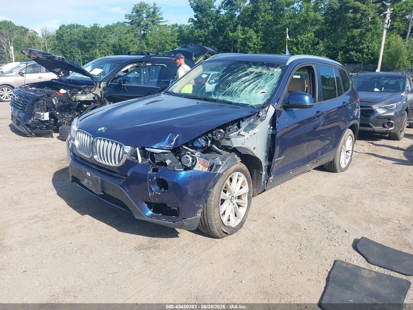 Vin: 5uxwx9c5xh0t07428, lot: 45948506, bmw x3 xdrive28i 20172