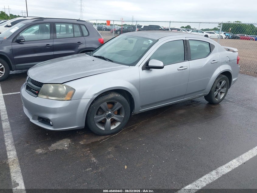 2013 Dodge Avenger Sxt 1C3CDZCB6DN665985 photo 1
