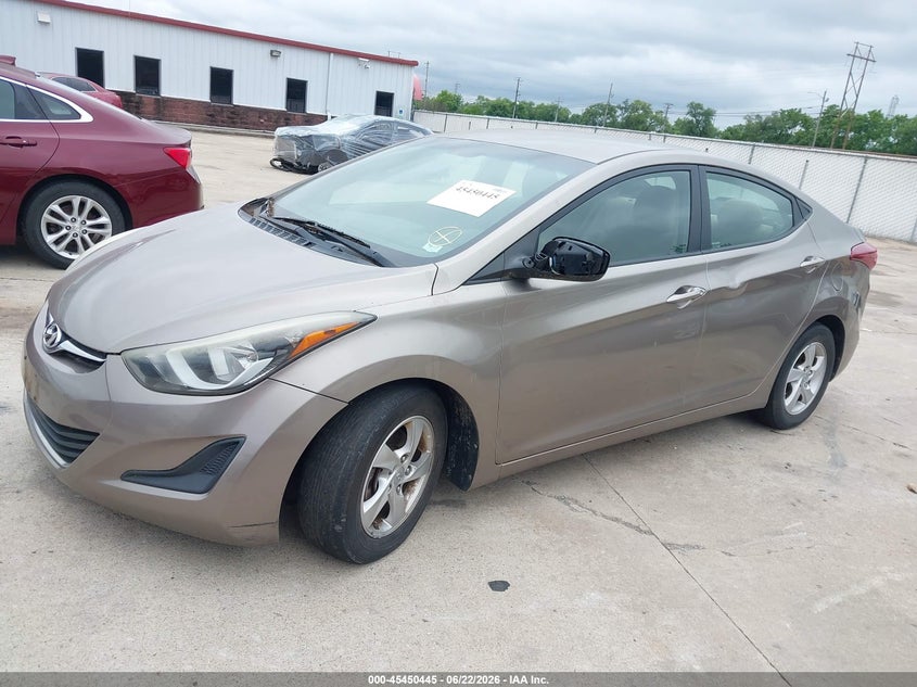 5NPDH4AE8EH512529 2014 HYUNDAI ELANTRA SE photo 1