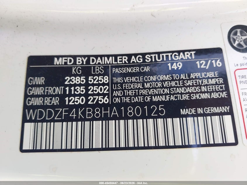 2017 MERCEDES-BENZ E 300 4MATIC · Фото 9