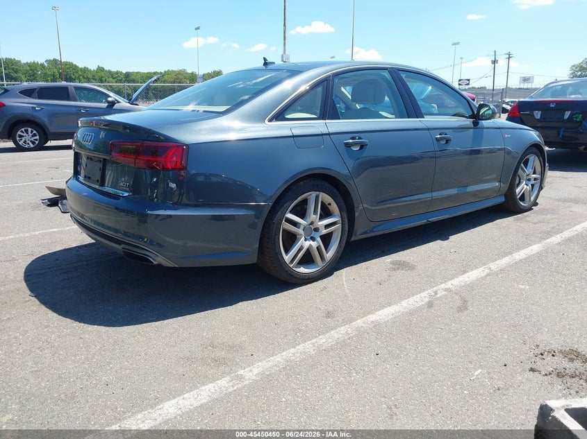 Vin: waufgafcxgn054803, lot: 45948563, audi a6 3.0t premium plus 20164