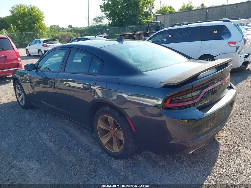 Vin: 2c3cdxhg1jh128616, lot: 45948584, dodge charger sxt plus rwd 20183