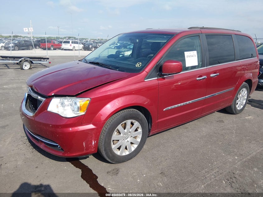 Vin: 2c4rc1bg3gr239590, lot: 45948587, chrysler town & country touring 20162