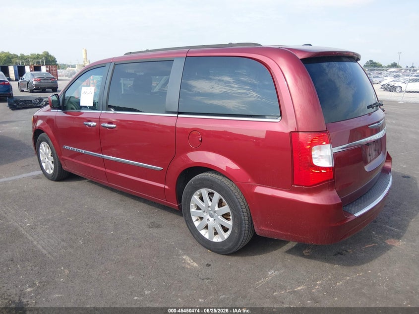 Vin: 2c4rc1bg3gr239590, lot: 45948587, chrysler town & country touring 20163