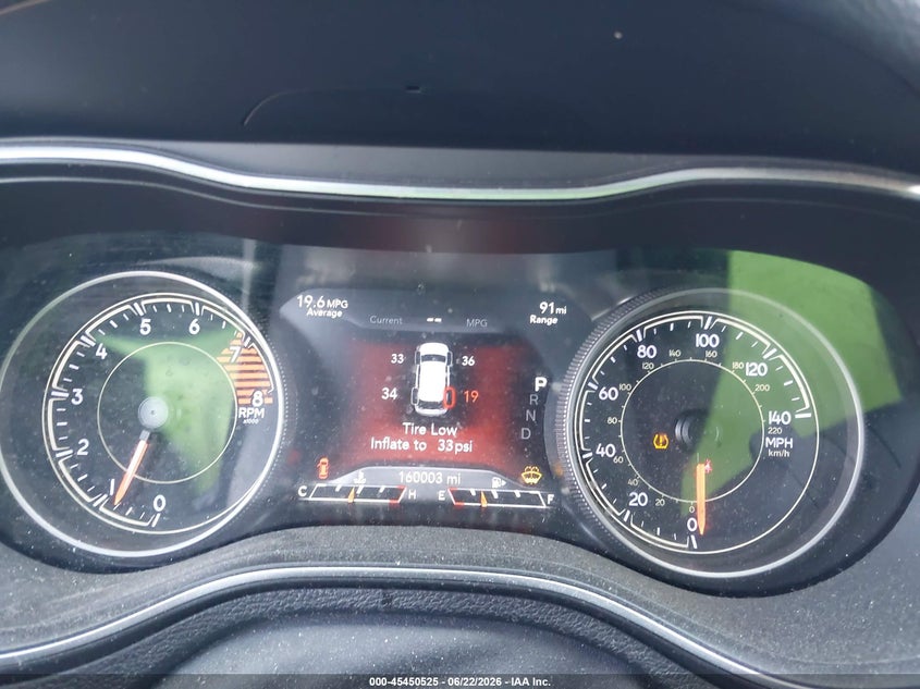 2019 JEEP CHEROKEE SPORT UTILITY VEHICLE 3.2L V-6 DOHC, 271HP