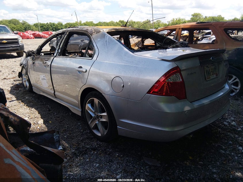 Vin: 3fahp0kc6cr244994, lot: 45948679, ford fusion sport 20123