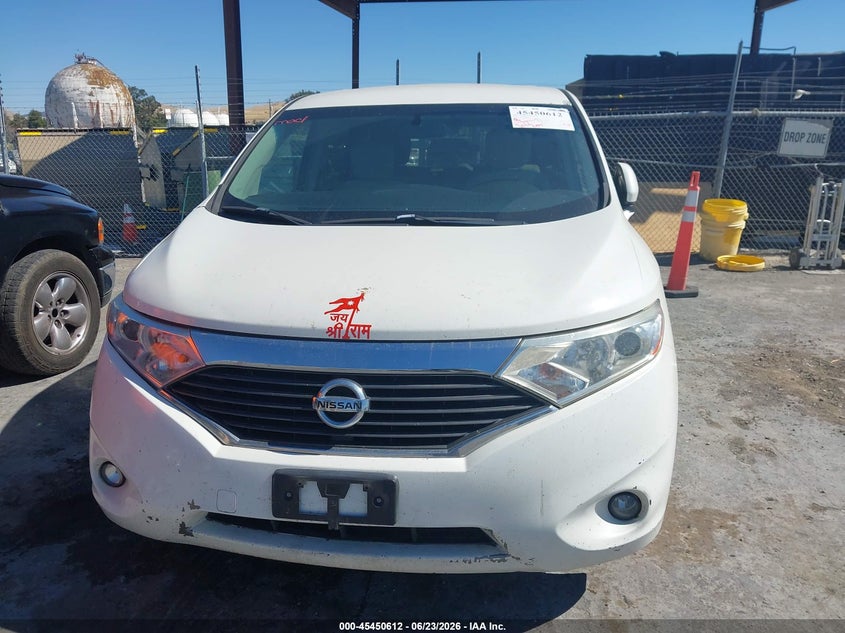 2011 Nissan Quest Sv VIN: JN8AE2KPXB9010789 Lot: 45450612